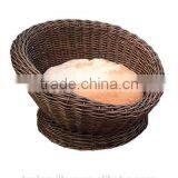 Handwoven Willow Pet(dogs & Cats) Bed With Stand thumbnail-1