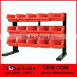 15 Bins Table Top Storage Rack .Plastic Wall Mounted Storage Bins Rack Board Bin.T0006 thumbnail-1