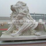 Antique Lion Statue Stone Animal Sculpture VAS-B088