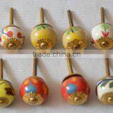 New Mix Design Hand Painted Cabinet Ceramic Knobs thumbnail-3