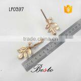 2016 New Item Pearl Gold Leaf Hair Clip for Hair Accessory thumbnail-3