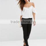 Girls Sexy Korea Top Lace Trim Tops For Women 2016 thumbnail-4