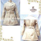 Slope Opening at CF Cotton Coat for Women thumbnail-1