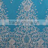 factory hot sales voile embroidery beaded african lace dress fabric