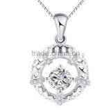 Fashion Jewelry Necklace 925 Silver Hollowed-out Pendant Charms for Jewelry Making thumbnail-2