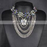 Multilayer Out Chain With Multicolor Rhinestone Women Necklaces thumbnail-2