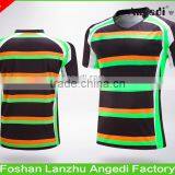 Mens Soccer Uniform Set Adult Sportswear Suit Quick Dry Football Club Suit Uniform Printing Rugby Jersey Shirt With Shorts thumbnail-1