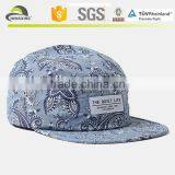 Embroidery Design Dot Pattern Cap Hat 5 Panel Camp Cap Wholesale thumbnail-2