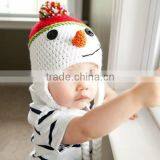 Handmade Funny Newborn Baby Snowman Crochet Hat Pattern thumbnail-3