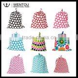 Fashion Chevron Polka Dot Cotton Cheap Laundry Bag thumbnail-2