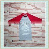 Factory Worker Spin Girls Top Red Long Sleeve Beautiful Greeting Words for Christmas Christmas Clothes thumbnail-1