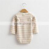 Wholesale Organic Cotton Baby One Piece Rompers Newborn Baby Bodysuit Baby Girl Bodysuit thumbnail-3