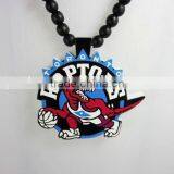 Cheap Custom Sports Style Good Wood Acrylic Necklace thumbnail-1