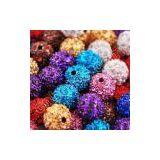 Rhinestone Metal Shambhala Beads thumbnail-1