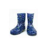 Comfortable Childrens Rain Boots , Simple Blue Size 6 For Riding