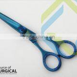 Professional Salon Barber Shears / Blue Hair Scissor