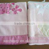 Flannel /chenille/coral Fleece Blanket thumbnail-1