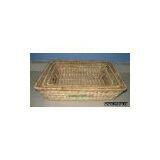 Water Hyacinth Tray, Wicker Tray, Craft Tray thumbnail-1
