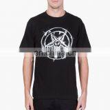 2015 Fashion Mens Short Sleeve t Shirts With White Printing Thin Cotton Jersey Fabric thumbnail-3