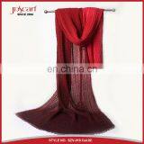 Supply New Colourful Wrinkled Fabric China Scarf thumbnail-2