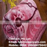 Cheap printed coral fleece blankets stock