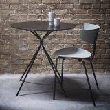 Metal Outdoor Folding Chair Coffer Table Round Chair thumbnail-2