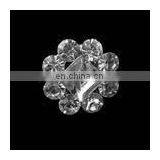 2013 Fashion Metal Sparkly Rhinestone Flower Button