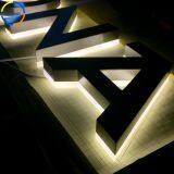 Waterproof Outdoor Sign Letter 3d Backlit Stainless Steel Backlit Letter Sign thumbnail-2