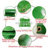 High Density Custom  Waterproof canvas green Vinyl PVC Tarpaulin With Metal Eyelets
