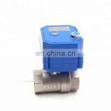 The Most Durable Mini 12V DC 3/4inch NPT Motor Electric Actuatorsolenoid 2 Way Water Ball Valve thumbnail-4