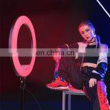 Tik Tok Ring Light 18 Inch Rgb Color LED Dimmable Light Photography Remote Control Selfie Ring Lamp With 2.1m Tripod thumbnail-5