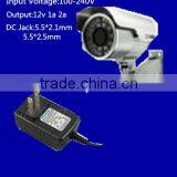 For Car Alarm System Adapter Black/white 12V 2A Power Adapter Supply China With ROHS CE GS PSE Certification thumbnail-4