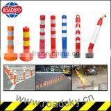 Rubber/ Plastic Road Divider Flexible Warning Bollard