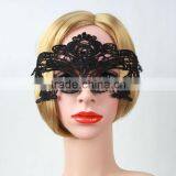 Handmade Vintage Women Dance Party Sexy Hollow Flower Lace Mask thumbnail-1