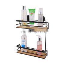 New Design Bathroom Black Soap Dish Black Shampoo Storage Rack thumbnail-2