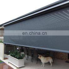 Custom Durable Waterproof Fireproof Windproof Outdoor Exterior External Sunscreen Fabric Zip Track Roller Blinds thumbnail-1