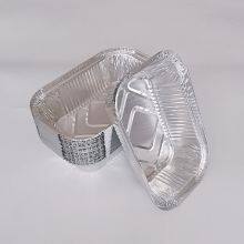 650ml Disposable Rectangle Deep Aluminum Foil Tray thumbnail-3