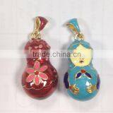 Metal Russian Matryoska Doll Pendant Charm Necklace thumbnail-5