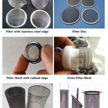 Stainless Steel Mesh Filter Discs for Strainer Making. Stainless Mesh Round Disc/ SS Woven Mesh Screen Filter Disk thumbnail-1