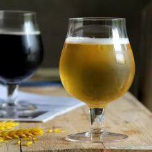 Wholesale 300ml Craft Beer Glass Long Stem Goblet Glass With Customized Logo thumbnail-1