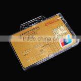 Hard Plastic Transparent Horizontal Clear id Badge Card Holder Cover Quality Choice thumbnail-6