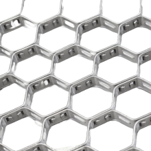 Manufacturer of Stainless Steel Hex Grid Mesh (SS316) Wire for Refractory Linings Welding Processing Service