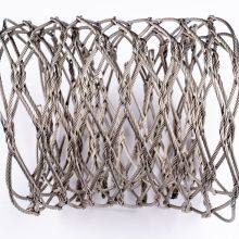 Custom Bird Aviary Enclosure 316 Stainless Steel Wire Rope Mesh Woven Zoo Mesh thumbnail-5