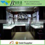 MDF Wall Decoration Shelf With Tempered Glass thumbnail-1