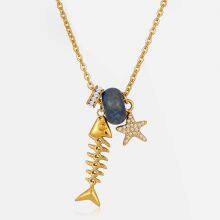HonHo Factory Direct CNC Precision Stainless Steel Necklace With 0.5 Micron TiN Layer thumbnail-3