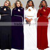 F20097A New fashion plus size maxi dresses evening dress for fat women sexy two pieces suit
Quality Choice