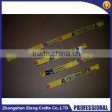 Promotion Typical Thread Woven Cloth Wristband for Festival Days Quality Choice