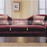 Hot sale scarlet fabric with pillow hotel sofa XY2805