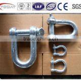 Electrial Galvanized European Standard D and Bow Shackle thumbnail-2
