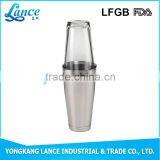 Top Grade Bar Welcomed 750ml Boston Glass Cocktail Shaker thumbnail-2